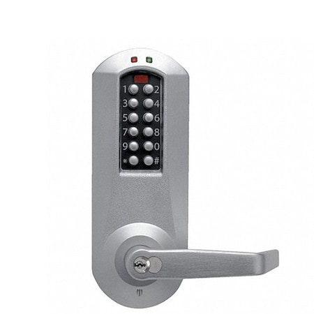 Dormakaba Kaba: Eplex E5010XSWL-626, Electronic Keypad Exit Trim, Satin Chrome KABA-E5010XSWL62641